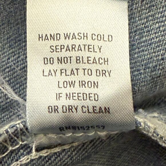 BAEVELY Womens Exaggerated Ruffle Collar Denim Jacket, NWT 3XL - Picture 11 of 11